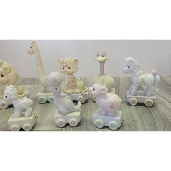 10 Precious Moments Birthday Animal Train - Picture 4 of 6